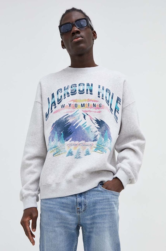 Abercrombie & Fitch bluza pozostałe szary KI122.3292.112