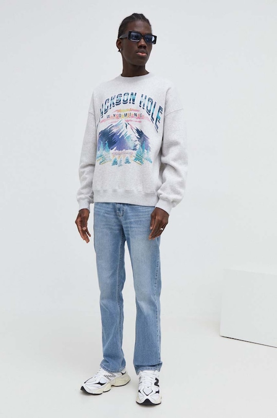 Abercrombie & Fitch bluza KI122.3292.112 szary AW23