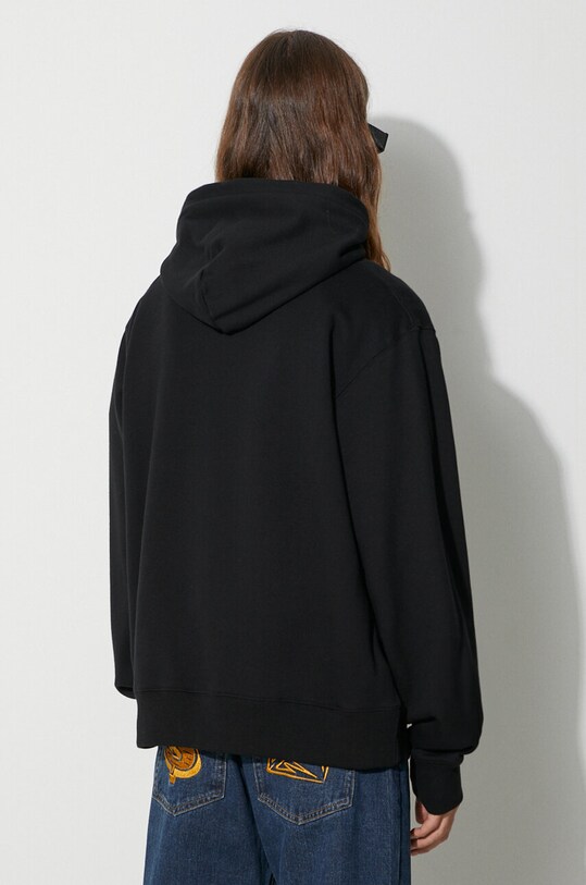 Odzież Billionaire Boys Club bluza bawełniana VARSITY LOGO POPOVER HOOD B23328 czarny