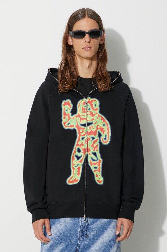 Billionaire Boys Club cotton sweatshirt HEAT MAP STANDING ASTRO ZIP THROUGH HOOD
