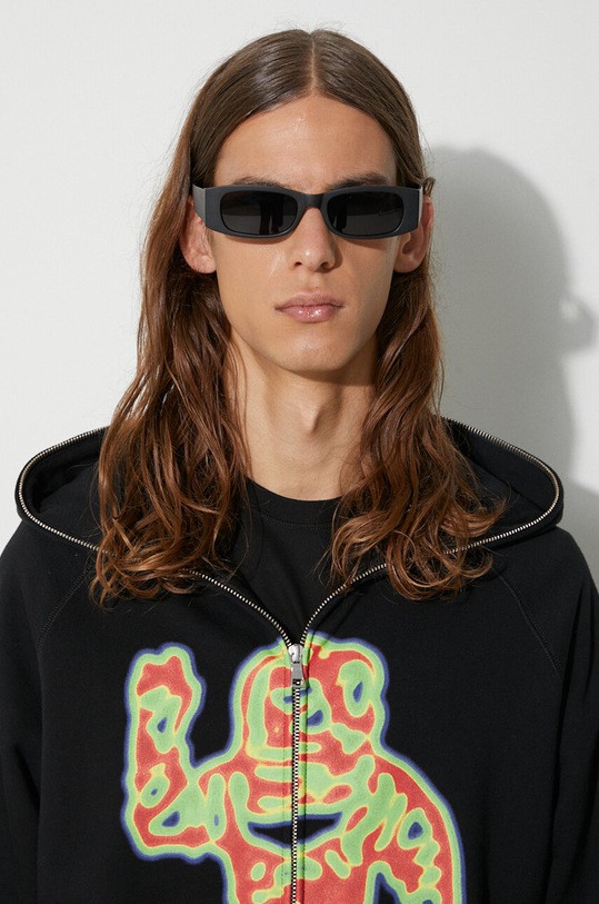 Хлопковая кофта Billionaire Boys Club HEAT MAP STANDING ASTRO ZIP THROUGH HOOD B23333 чёрный