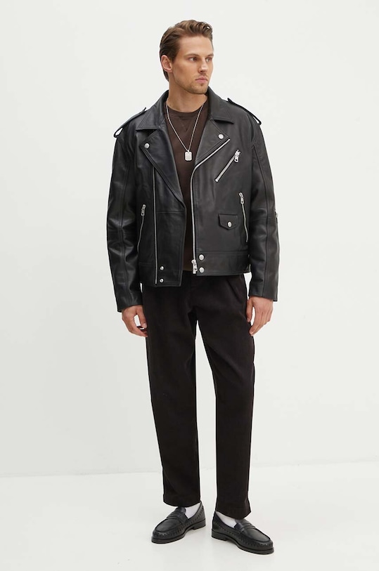 Universal Works pamut melegítőfelső Classic Crew Sweatshirt 29604 barna AW23