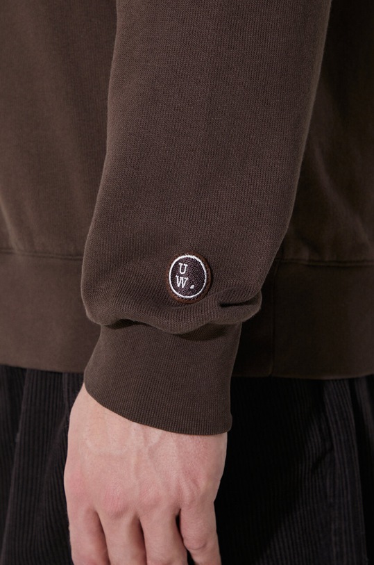 Universal Works pamut melegítőfelső Classic Crew Sweatshirt 29604