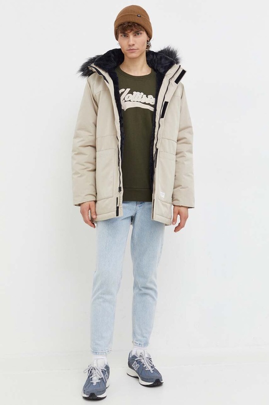Hollister Co. bluza KI322.3167.330 zielony AW23