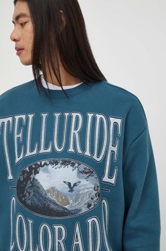 Hollister Co. felső nyomtatásos türkiz KI322.3189.230