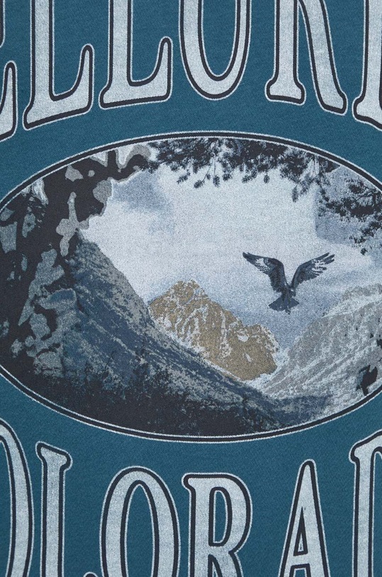 Hollister Co. felső KI322.3189.230 türkiz