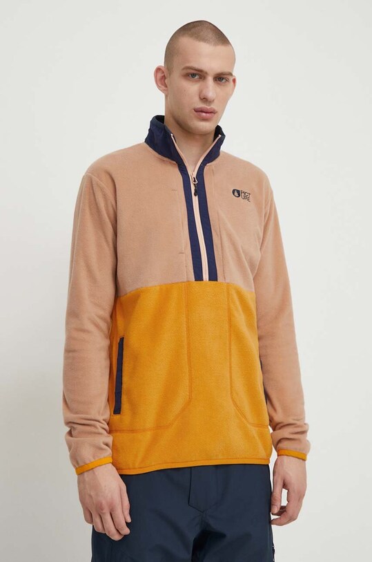 Спортивна кофта Picture Mathew без капюшона жовтий SMT118