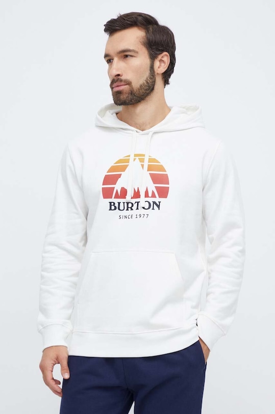 Burton bluza print alb 19681104100