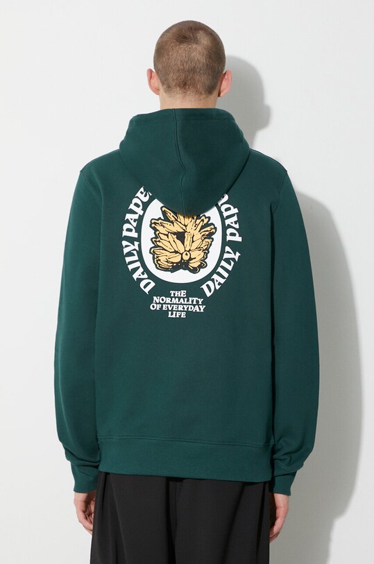 Odzież Daily Paper bluza bawełniana Rachard Hoodie 2321108 zielony