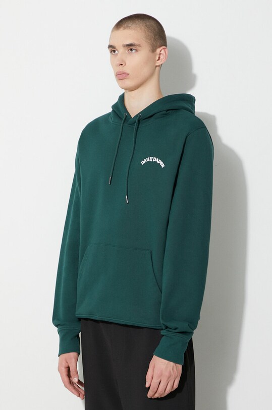 Daily Paper bluza bawełniana Rachard Hoodie zielony 2321108