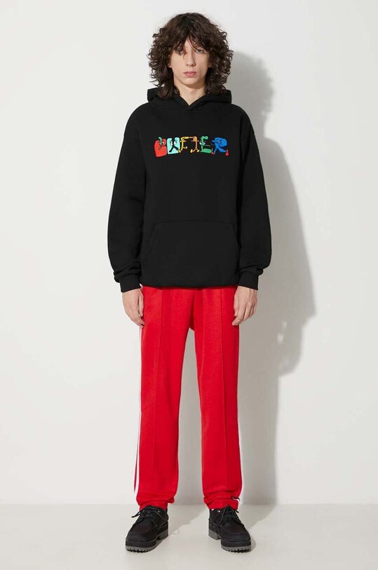Butter Goods felpa Zorched Pullover Hood BGQ3231802 nero AW23
