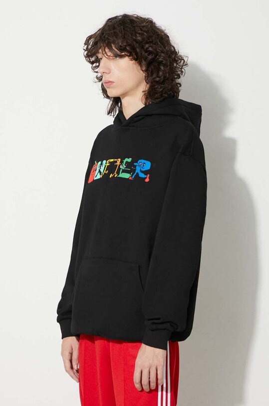Butter Goods felpa Zorched Pullover Hood nero BGQ3231802