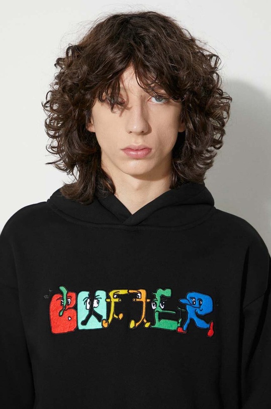 Butter Goods sweatshirt Zorched Pullover Hood BGQ3231802 black