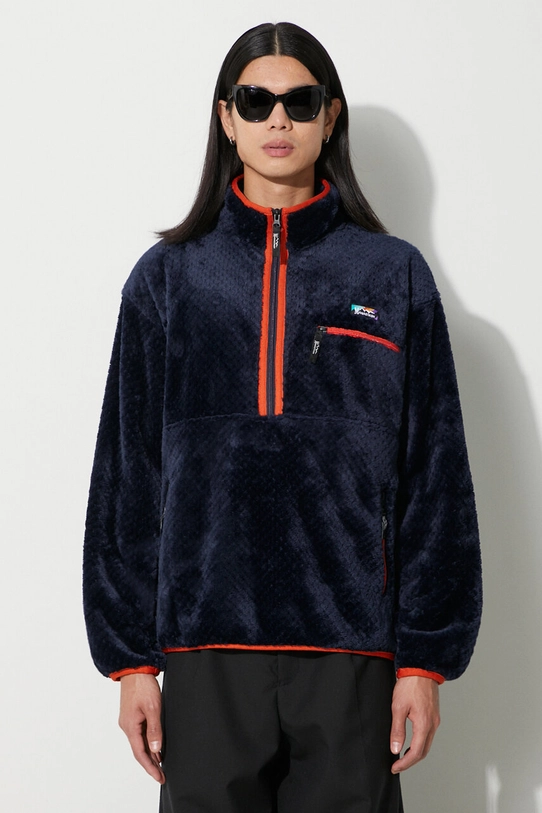 Manastash felpa in pile Poppy Thermal Fleece '23 semplice blu navy 7923252017