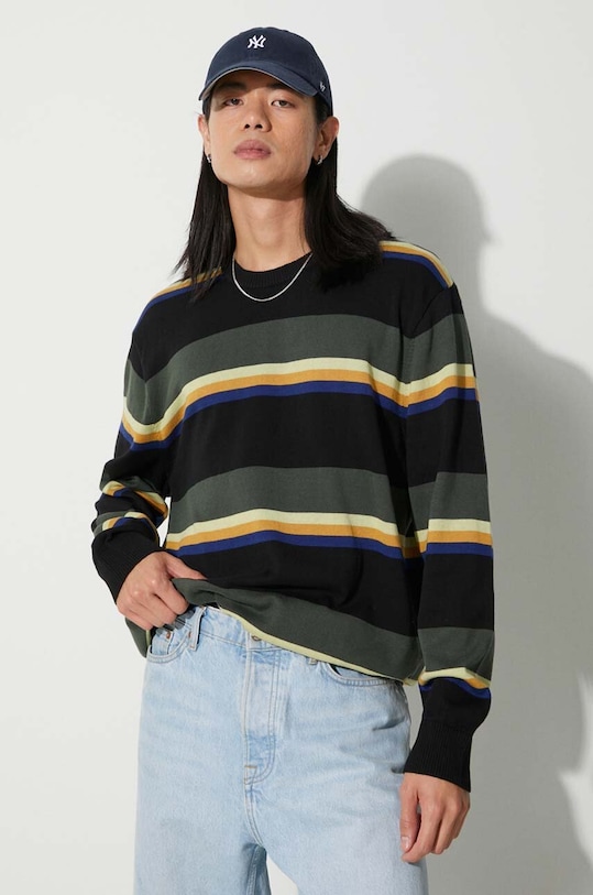 Vans pulover de bumbac subtiri verde VN000F50CM31