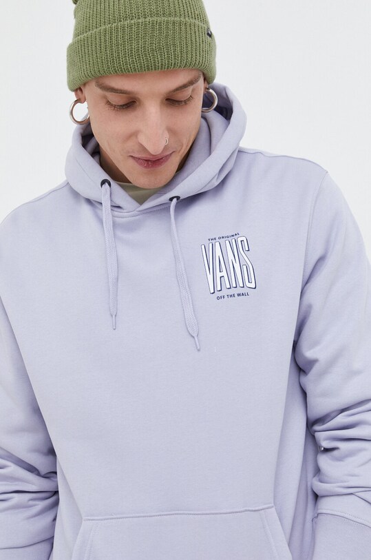 Odzież Vans bluza VN000AB2YOG1 fioletowy
