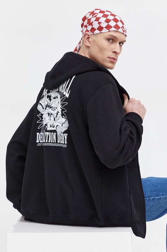 Vans bluza bawełniana nadruk czarny VN000ABJBLK1