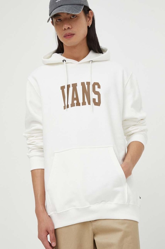 Vans pamut melegítőfelső pamut bézs VN000G0NFS81