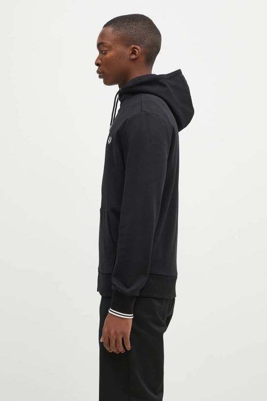 Fred Perry cotton sweatshirt J7536.198 black AA00