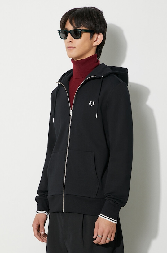 Fred Perry bluza bawełniana czarny J7536.198