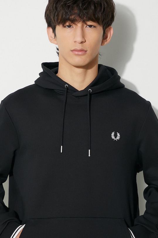 Fred Perry bluza bawełniana M2643.102 czarny