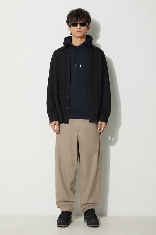 Bavlněná mikina Fred Perry M2643.248 námořnická modř AA00