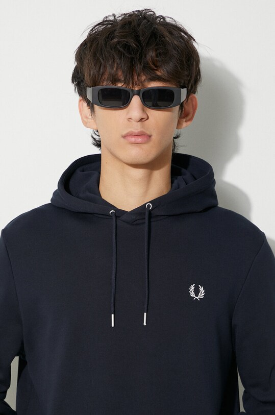 Bavlněná mikina Fred Perry M2643.248 námořnická modř