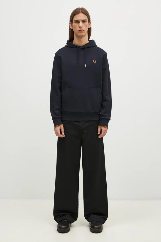 Fred Perry bluza bawełniana M2643.R63 granatowy