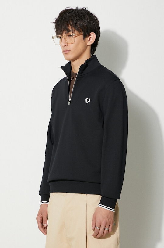 Fred Perry bluza bawełniana czarny M3574.102