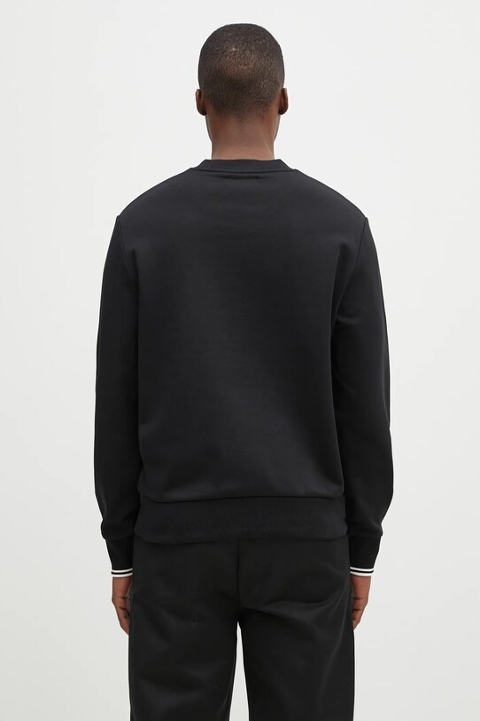 Одежда Хлопковая кофта Fred Perry M7535.184 чёрный