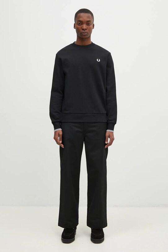 Хлопковая кофта Fred Perry M7535.184 чёрный
