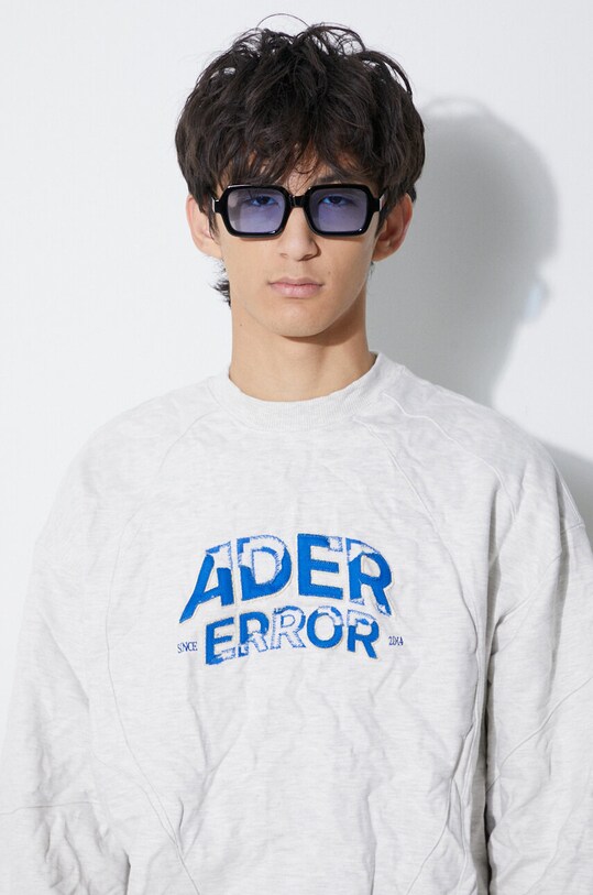 Ader Error bluza Edca Logo BMADFWSW0106 szary
