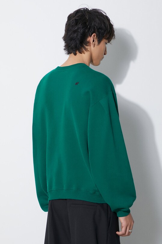Одяг Бавовняна кофта Ader Error Etik Logo BMADFWSW0103 зелений
