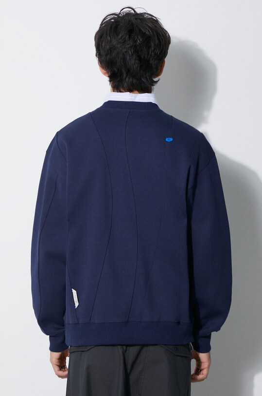 Abbigliamento Ader Error felpa Disto Logo BMADFWSW0101 blu navy