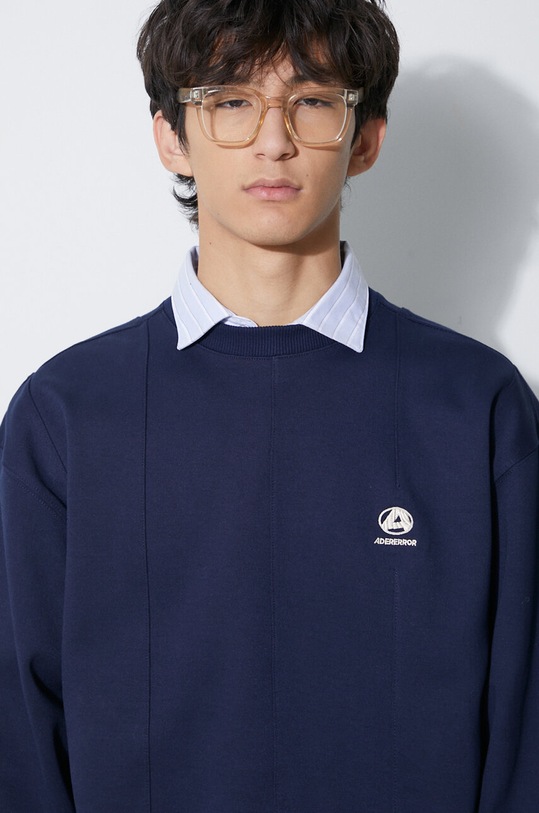 Dukserica Ader Error Disto Logo BMADFWSW0101 mornarsko plava