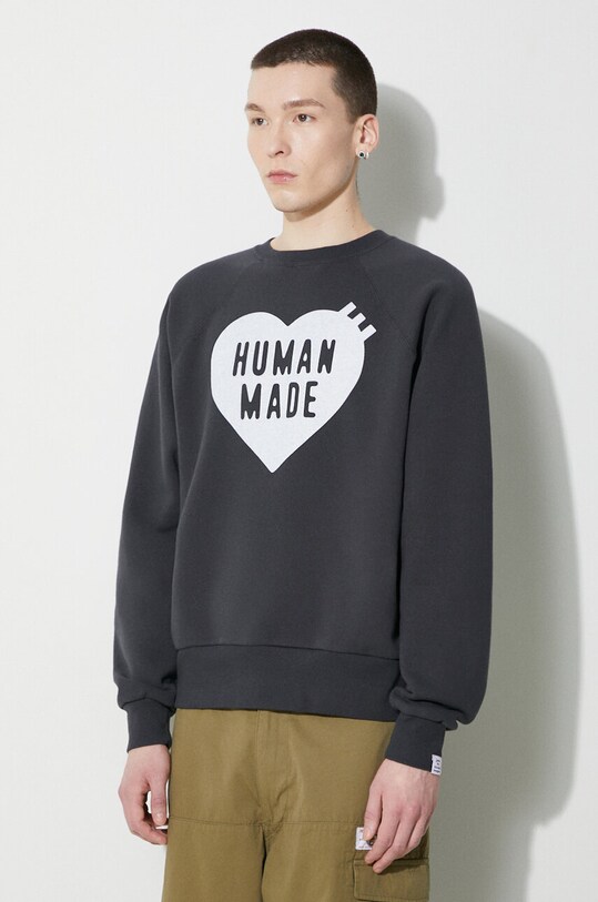 Human Made bluza Sweatshirt szary HM26CS041