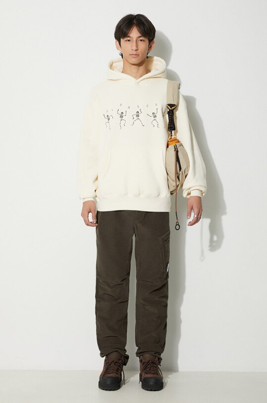 PLEASURES sweatshirt Bone Hoodie P23F020.STONE beige AW23