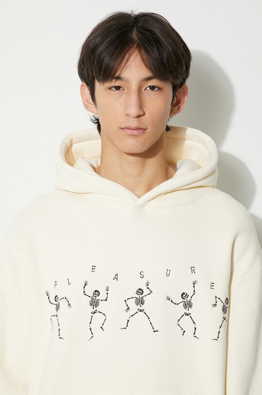 PLEASURES sweatshirt Bone Hoodie P23F020.STONE beige