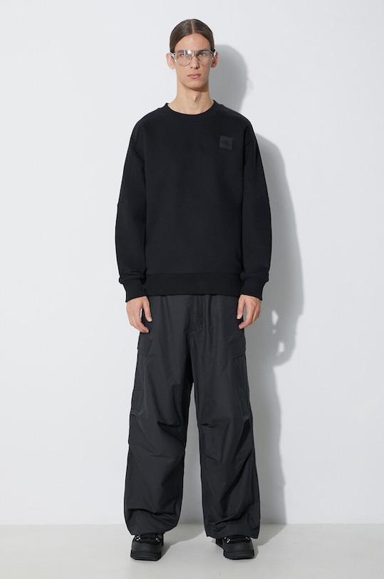 Βαμβακερή μπλούζα The North Face The 489 NF0A8533JK31 μαύρο AW23