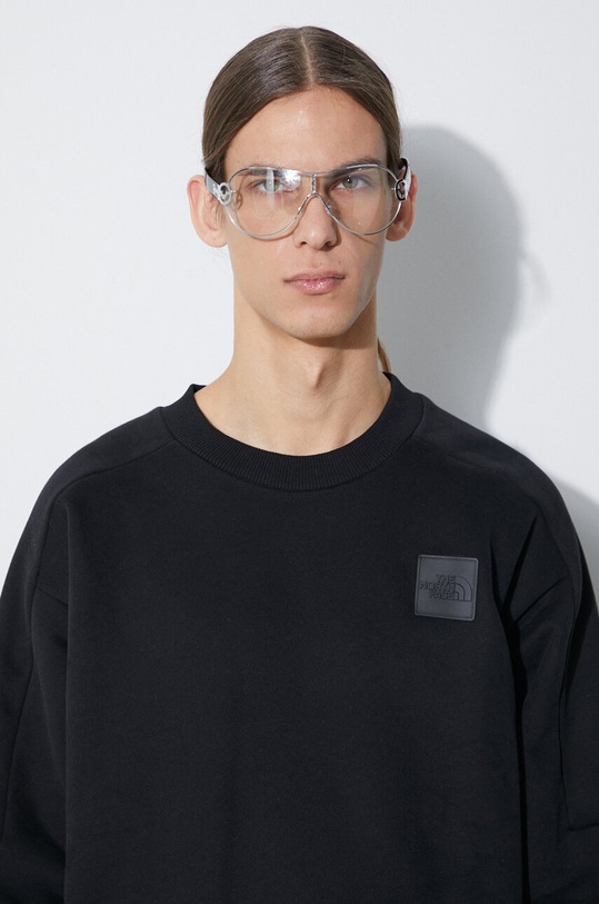 Βαμβακερή μπλούζα The North Face The 489 NF0A8533JK31 μαύρο