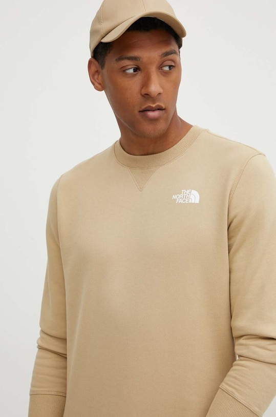 The North Face hanorac de bumbac Simple Dome bej NF0A7X1ILK51