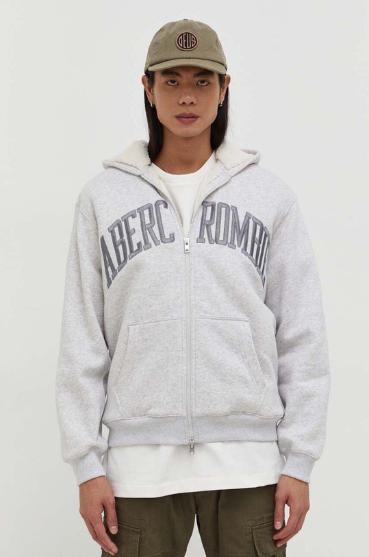 Abercrombie & Fitch felső melanzs szürke KI122.3187.122
