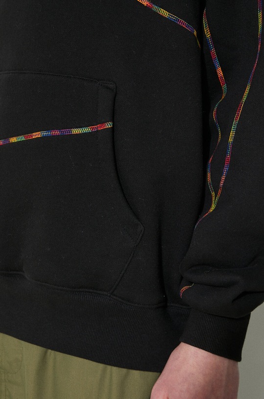 PLEASURES bluza Vein Hoodie P23W032.BLACK