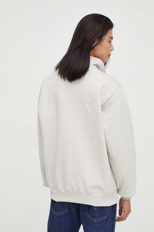 The Mercer Brand bluza bawełniana szary MEAP233012