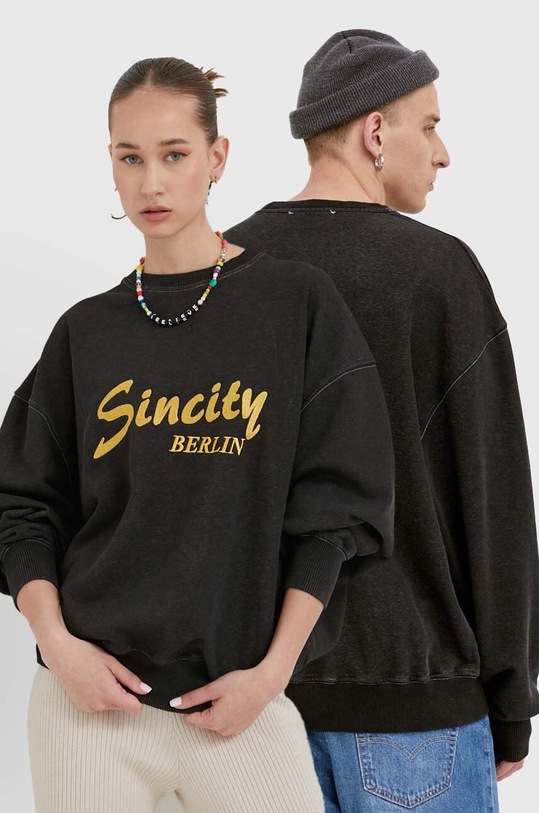 Mikina Vertere Berlin bez kapucne čierna VER.S71