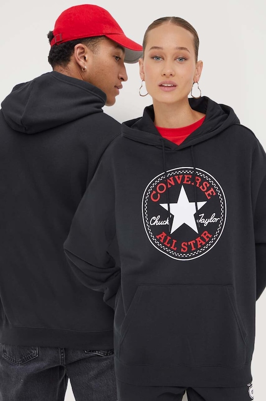 Converse bluza z kapturem czarny 10025470.A01