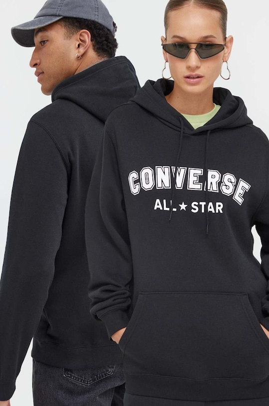 Converse bluza print negru 10025411.A01