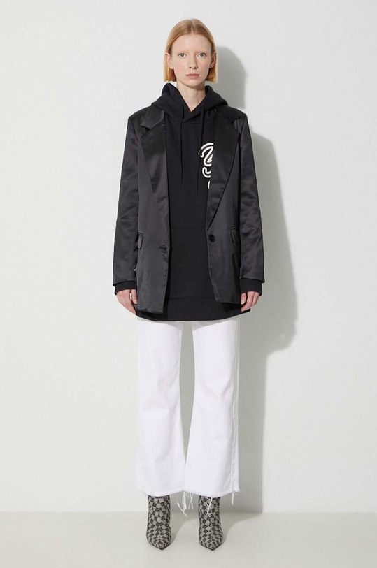 Îmbrăcăminte Y-3 hanorac de bumbac IT7523 negru