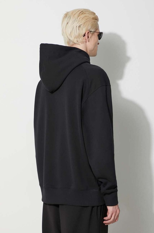 Y-3 hanorac de bumbac negru IT7523