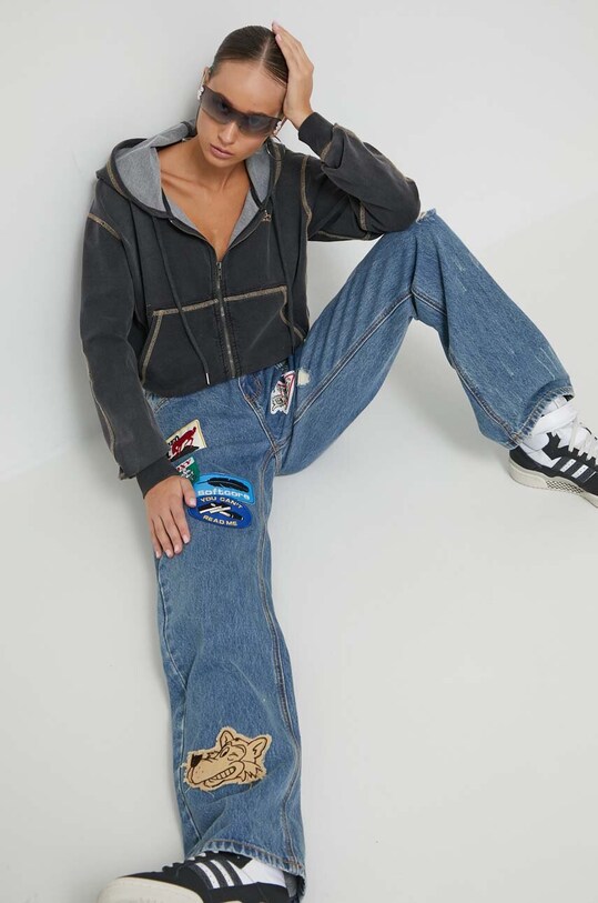 Guess Originals bluza W3BQ05KBWU0 szary AW23